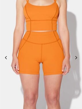 Halfdays Gwen Longline Top & High-Waist Shorts